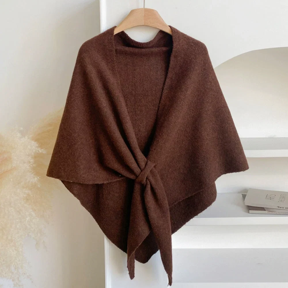 Triangle Shawl Lightweight Microfiber Blend Machine Washable - Image 10