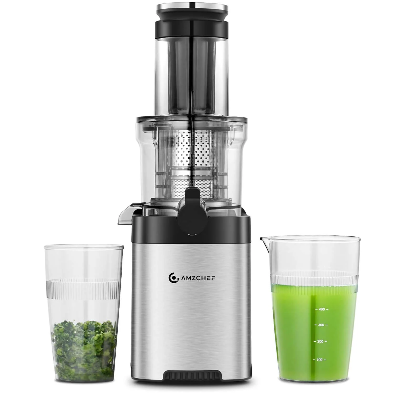 Amzchf Juicer Machine with Large Feed Chute 3.1" for Whole Fruits 1