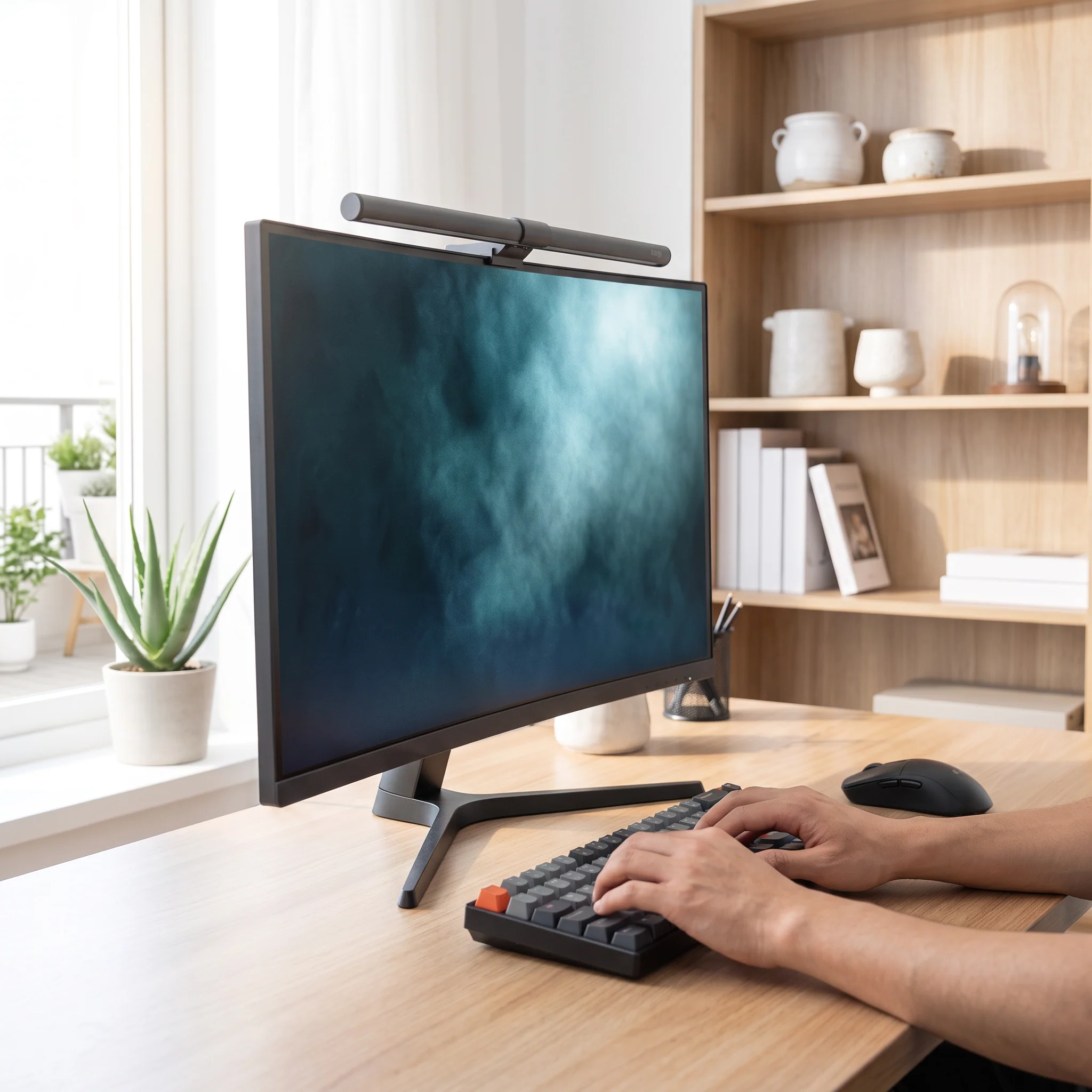 LED Monitor Light Bar with Adjustable Temperature Settings - Image 2