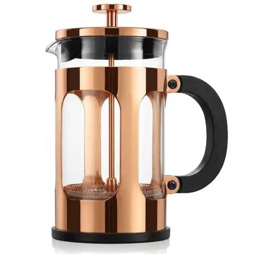 Glass French Press for Coffee and Tea, 21 oz with Stainless Steel Filter