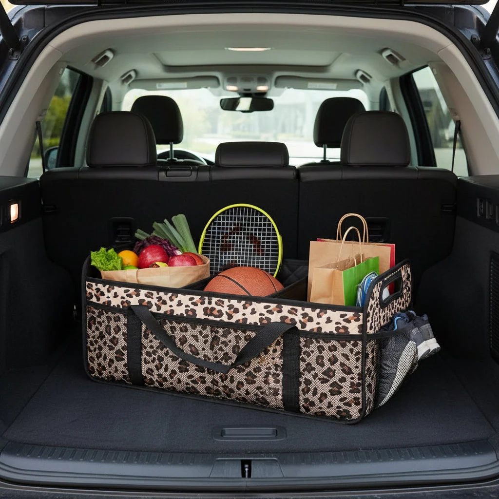 Spacious Waterproof Trunk Organizer – Foldable Car Storage Solution - Image 11