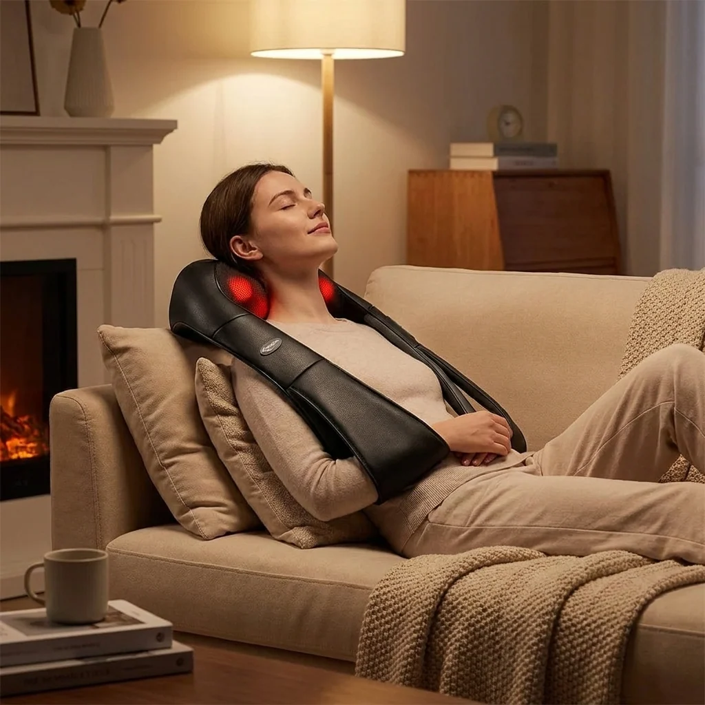Massage Device for Neck, Shoulders, and Back Relief