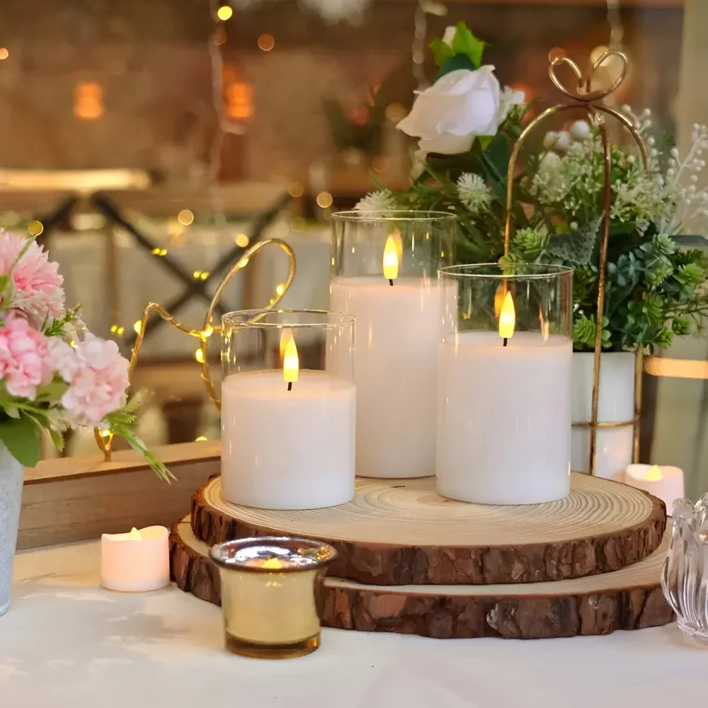 Flameless Candle 3D LED Flame Remote & Timer - Image 8