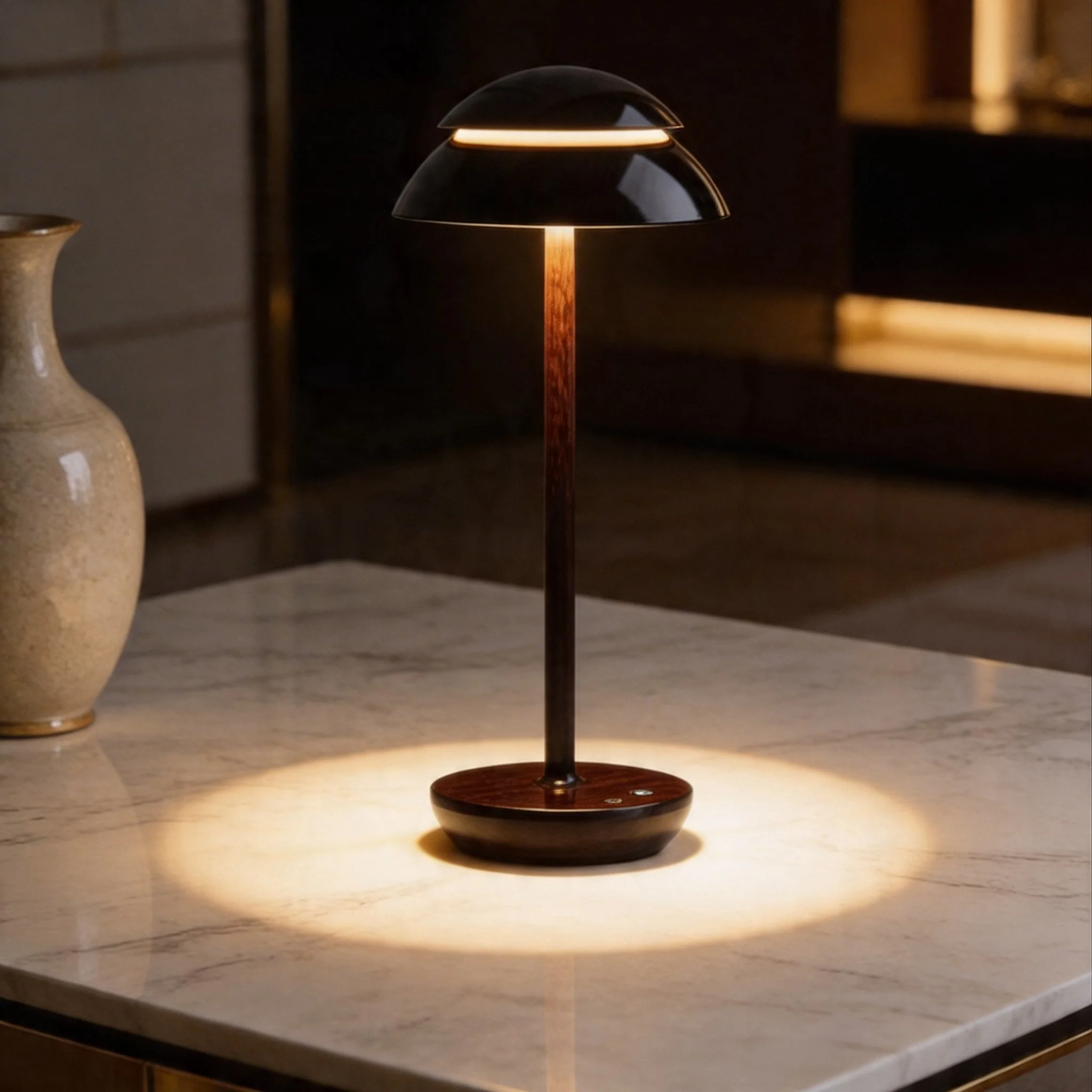 Touch-Controlled Cordless Mushroom-Shaped Table Light - Image 9