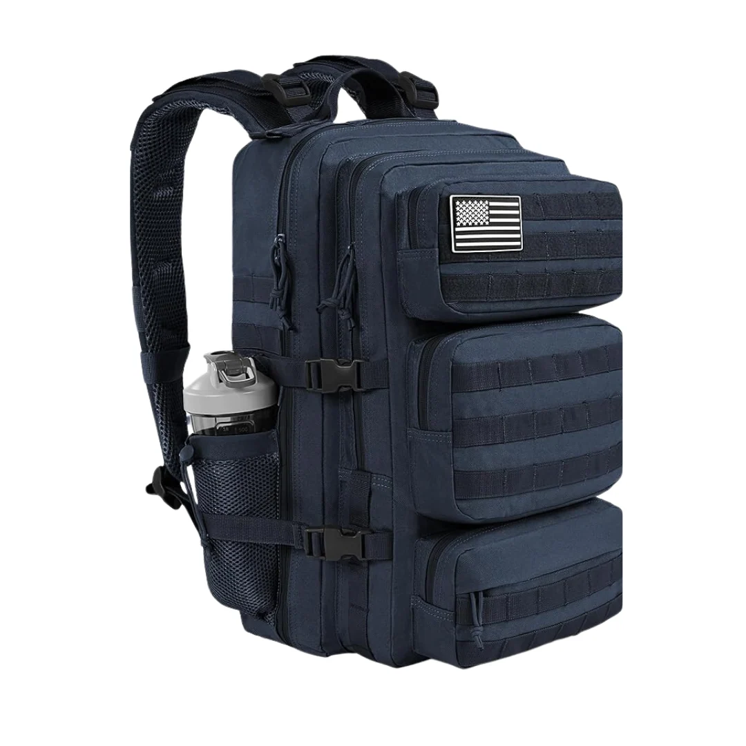 Military Style Backpack with MOLLE System and Various Pockets - Image 6