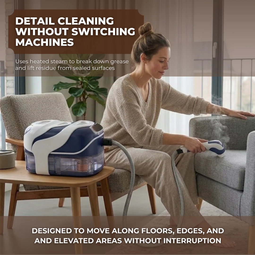 Handheld Steam Cleaner with 1400ml Tank and Multi Nozzle Kit