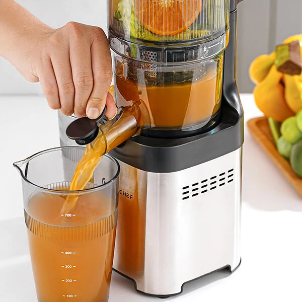 AMZCHEF Cold Press Juicer with 5.4" Large Feed Chute 1
