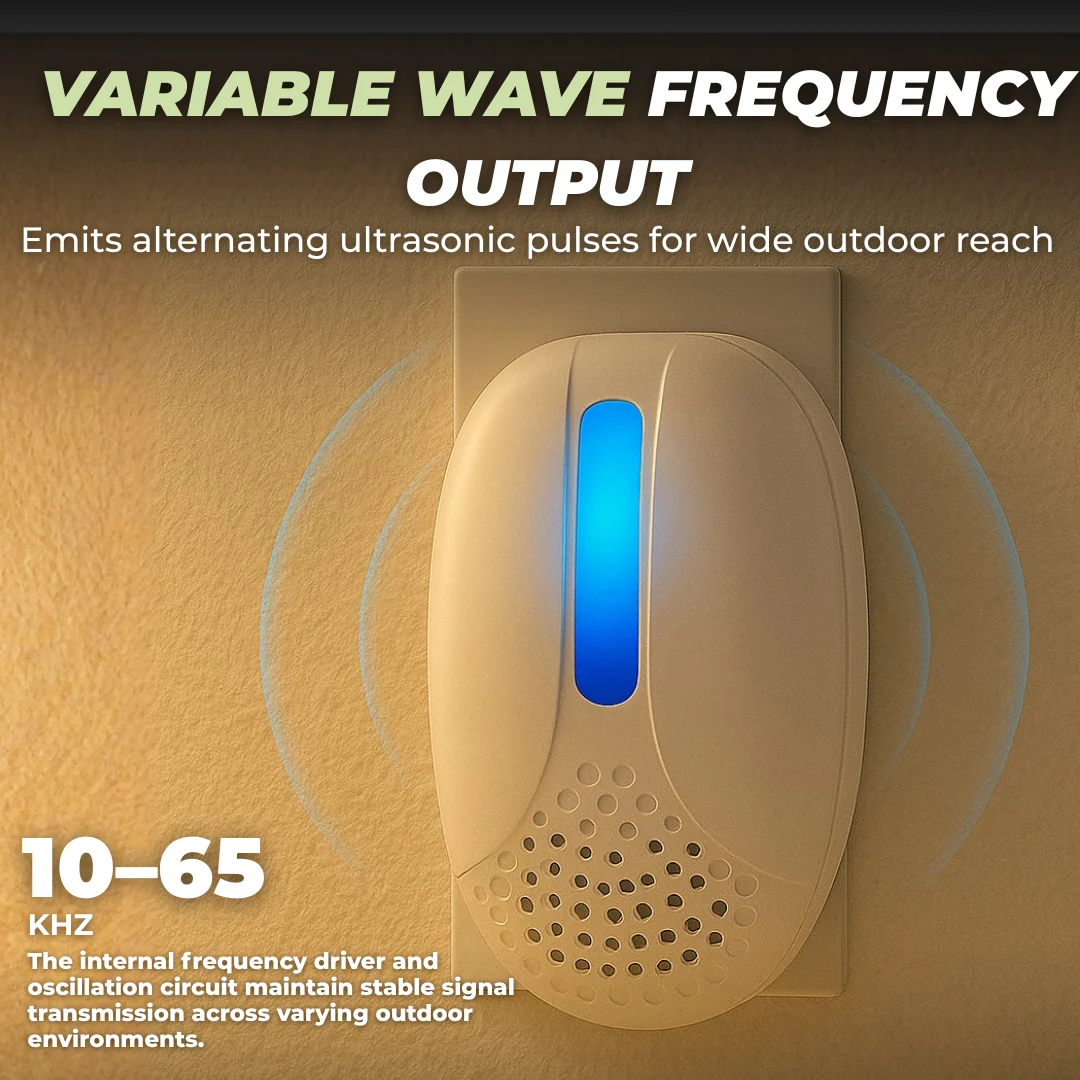 Ultrasonic Plug-In Pest Repellent 6 Pack with 1600 Sq Ft Coverage Range