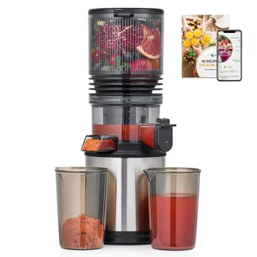 AMZCHEF Cold Press Juicer Machine With 6" Extra-Wide Feed Chute For Family
