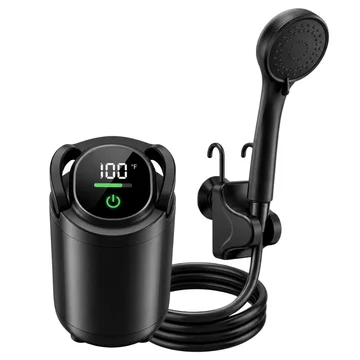 Rechargeable Camping Shower Pump with 6000mAh Battery – Portable Design