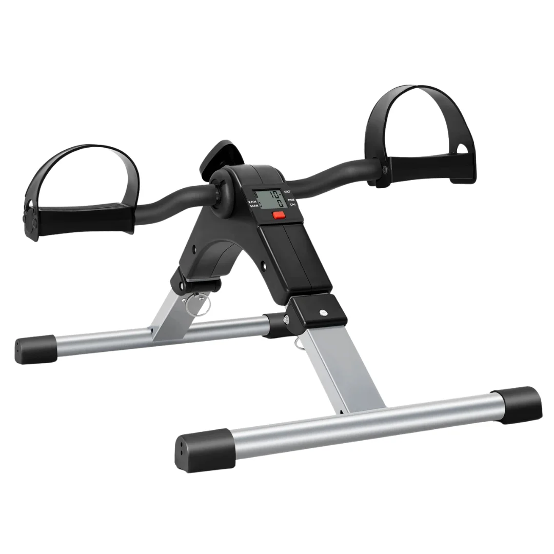 Compact Under-Desk Exercise Bike - Foldable Mini Design