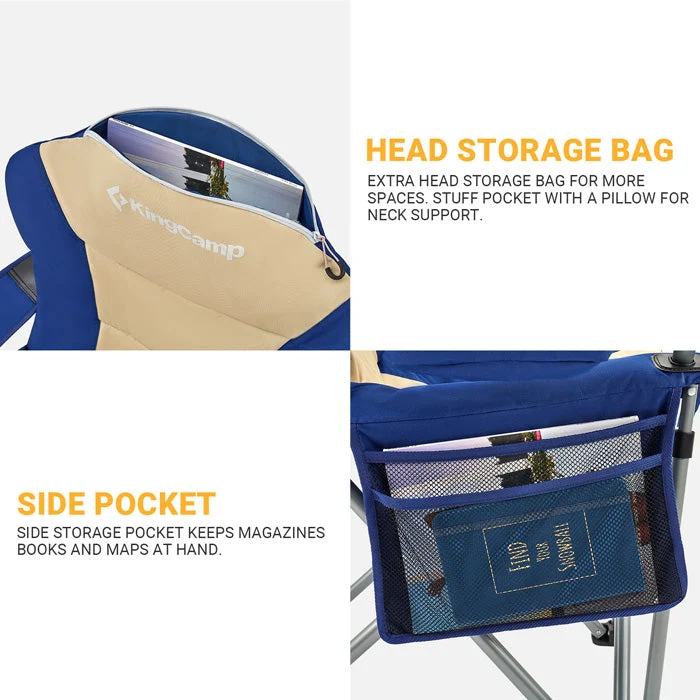 KingCamp Lumbar Support Oversized Camping Chair - Image 23