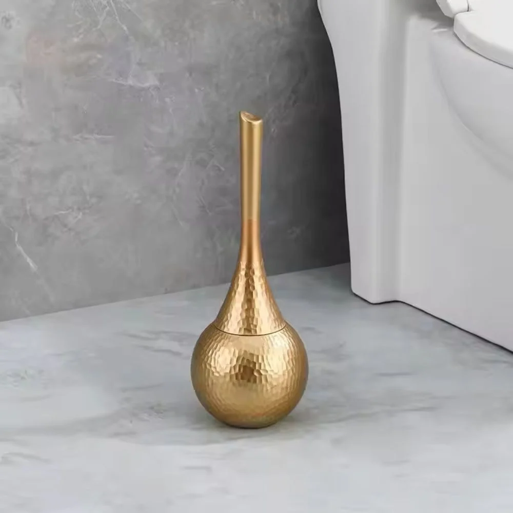Toilet Brush Firm Bristles Ergonomic Handle Concealed Storage Base - Image 8