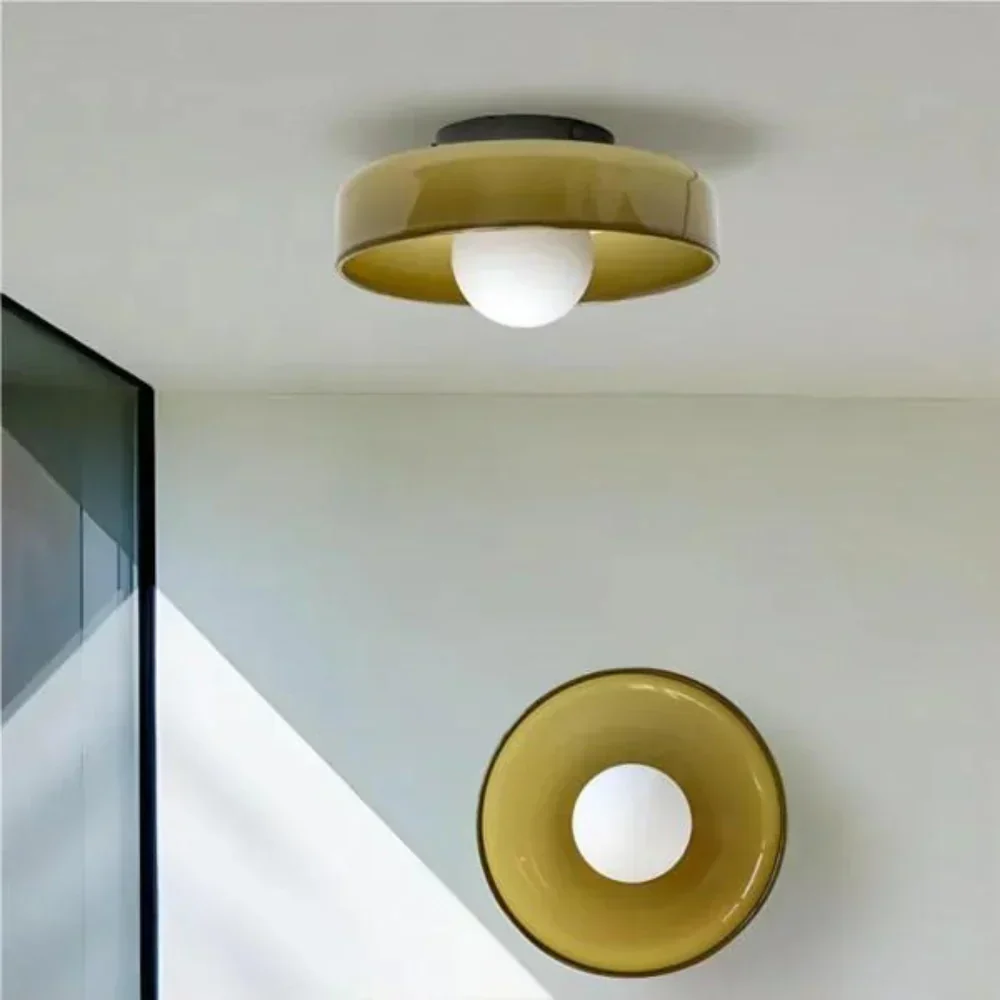 Elegant Dual-Mount Light Fixture with Glass Globe Design - Image 2