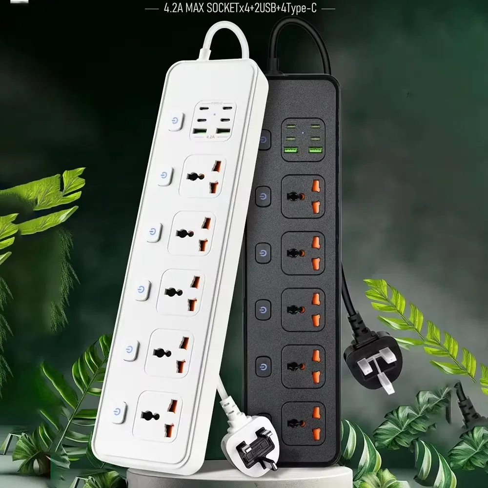 Travel Power Adapter with Multiple Outlets for Global Use - Image 7