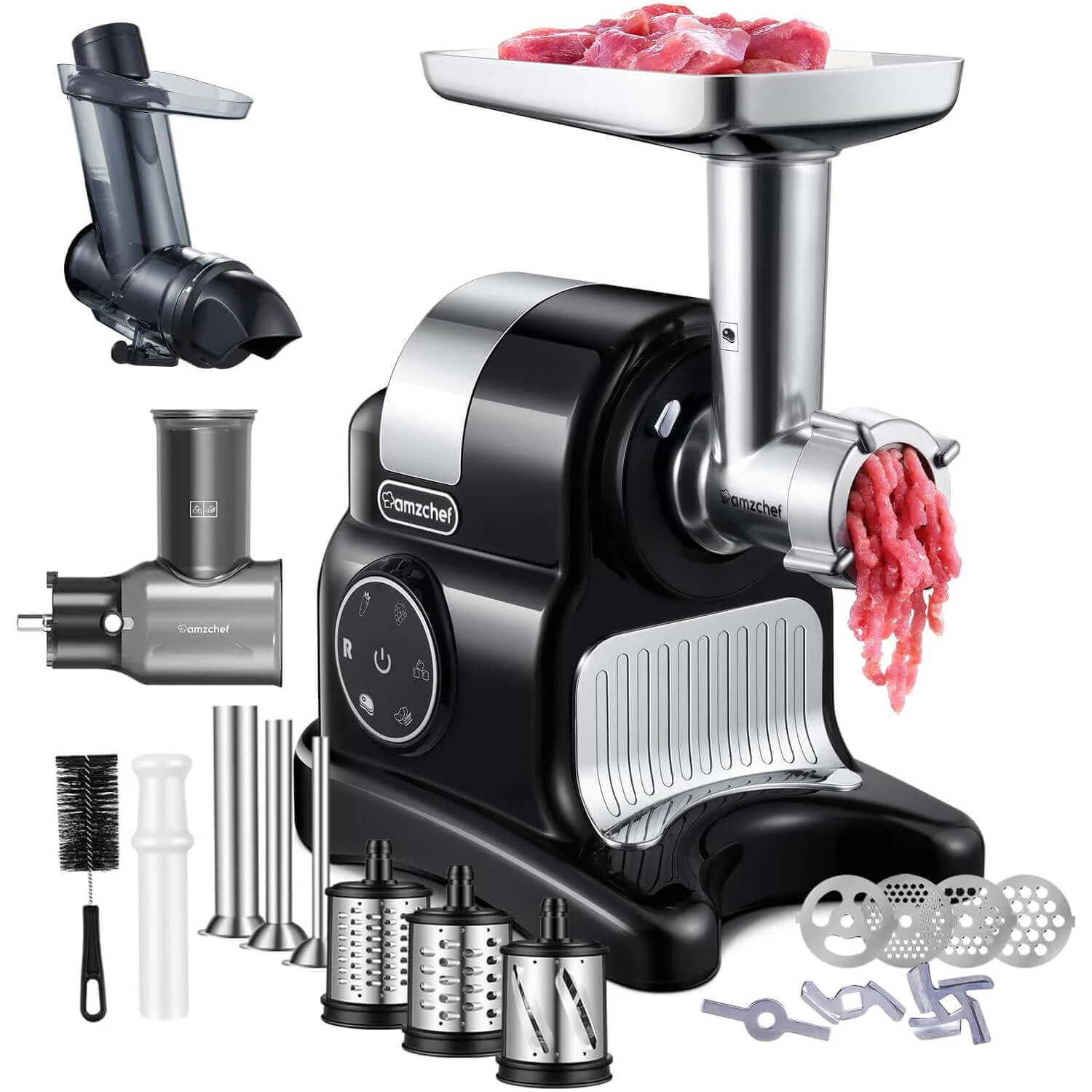 AMZCHEF Inovative 5-in-1 Multifunctional Juicer ZM1517 Black 1