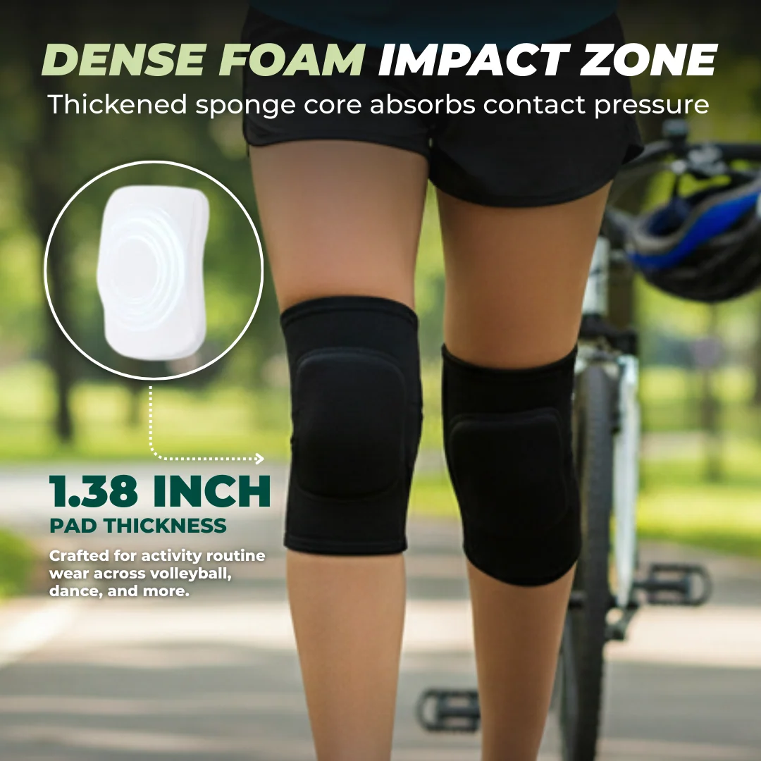 Knee Pads for Kids & Adults, Soft Breathable Foam Cushion Design