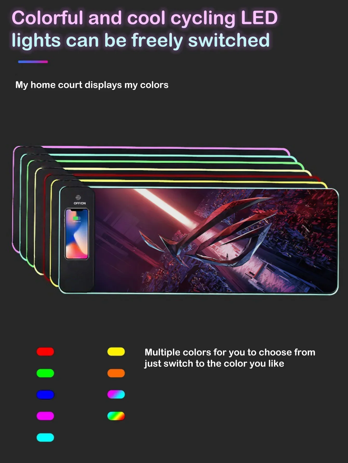 15W RGB Wireless Charging Pad for Enhanced Illumination - Image 10