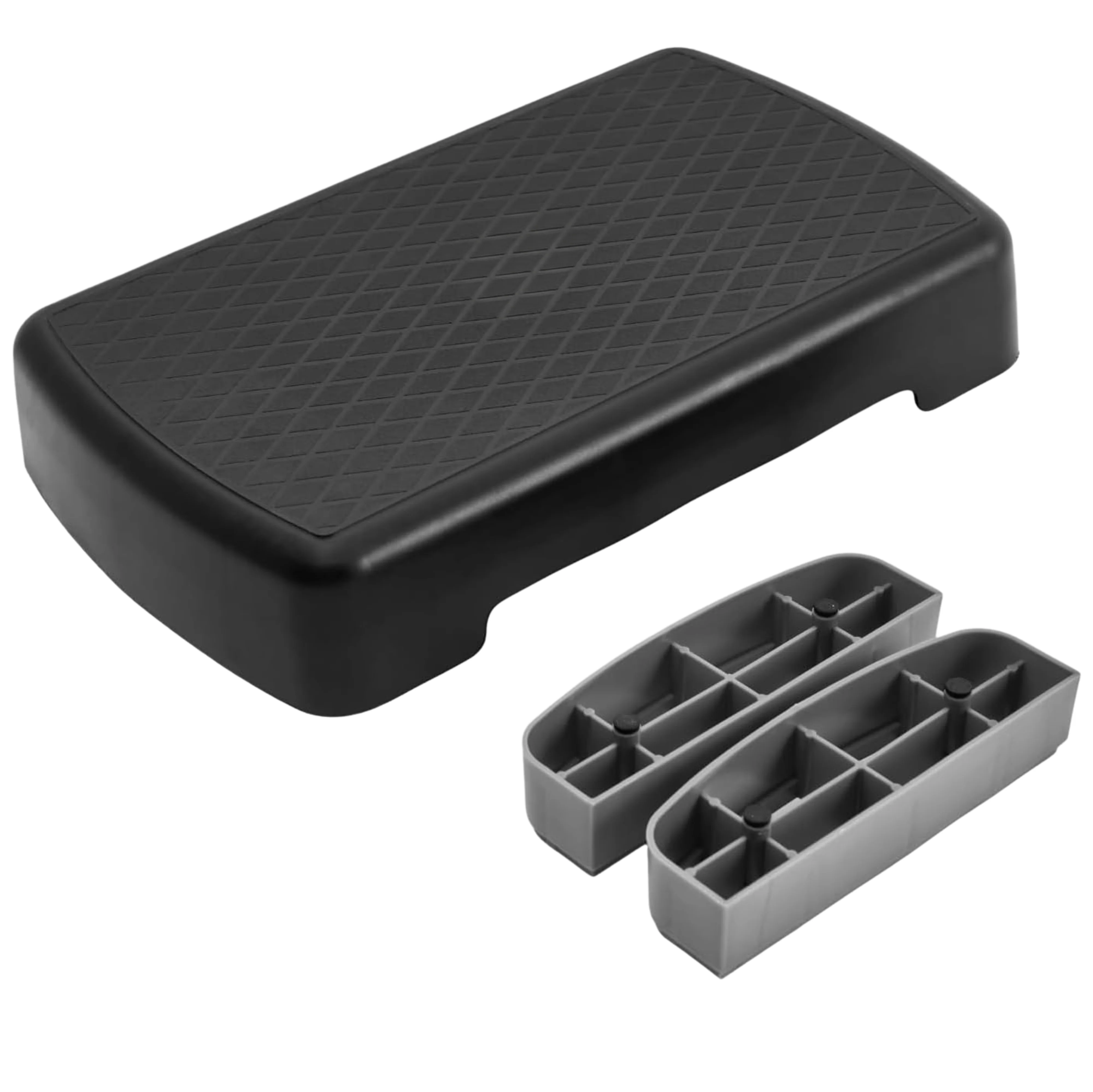 Home Workout Aerobic Step Platform with Two Adjustable Risers - Image 2