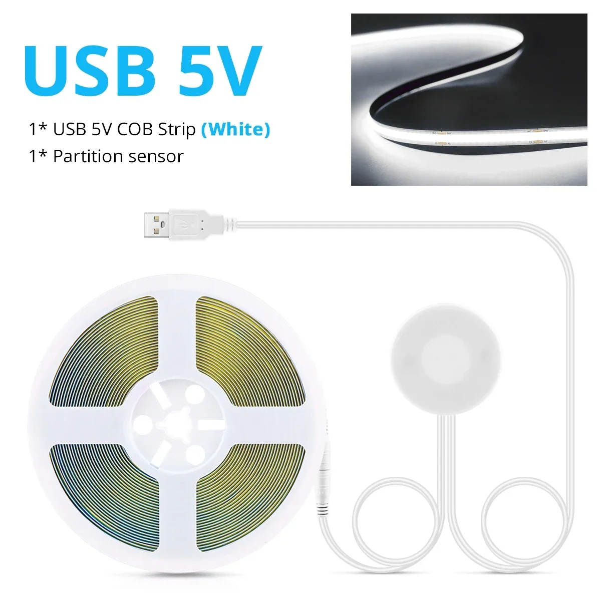 Desk Strip Light with COB LED and USB Connection - Image 8