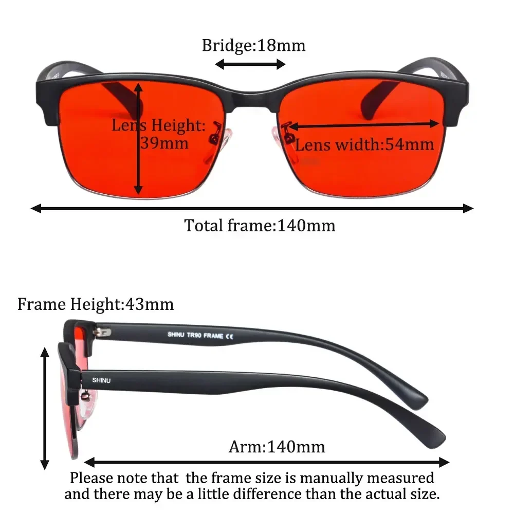 Red Lens Sleep Glasses for Better Rest - Image 2
