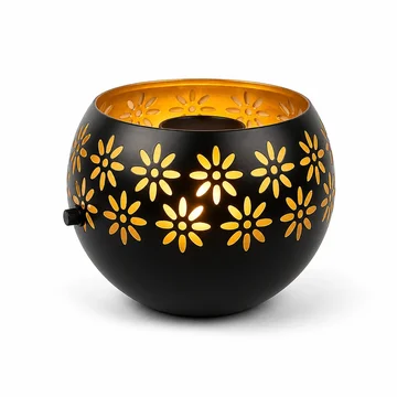 Ceramic Candle Lamp with Adjustable Brightness Switch