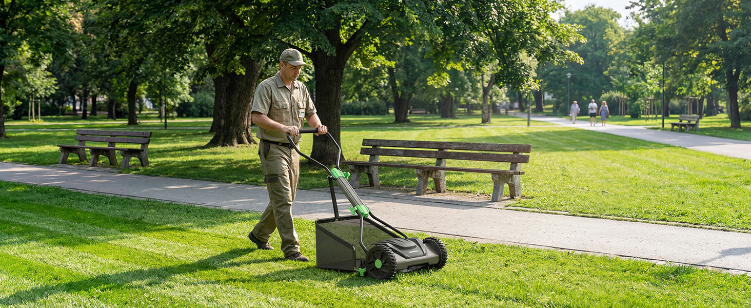 WORKPROX 16-Inch Push Reel Lawn Mower