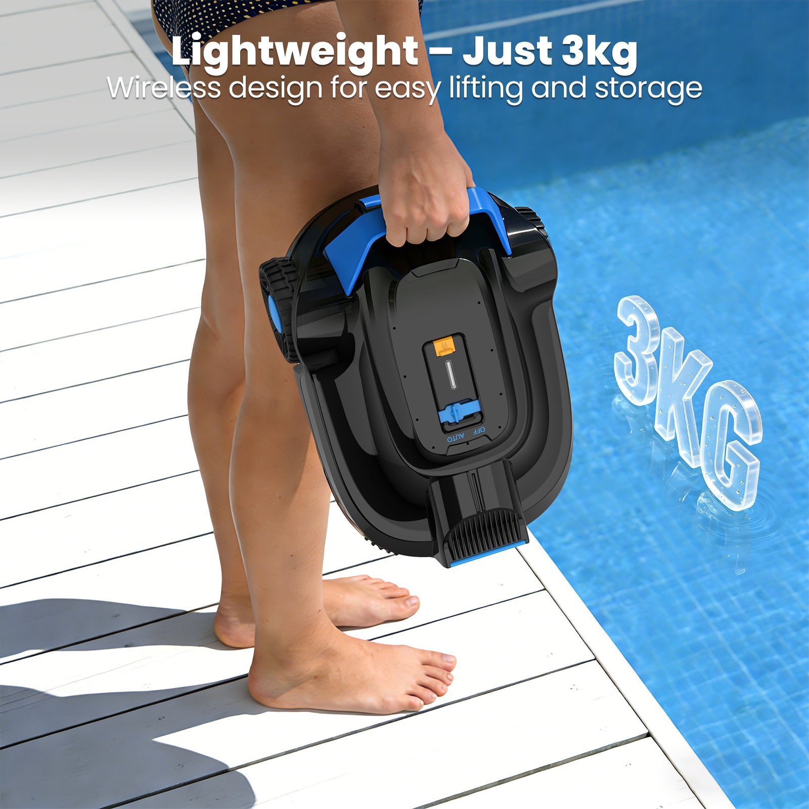 AIRROBO CP02 Cordless Robotic Pool Cleaner | 120-Min Runtime - Image 5