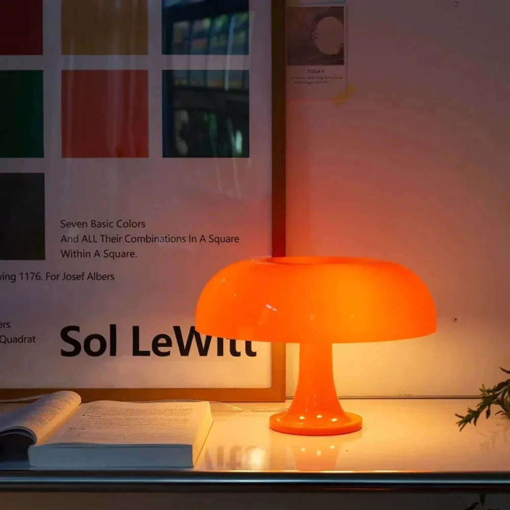 Table Lamp Mushroom LED USB Powered Soft Glow
