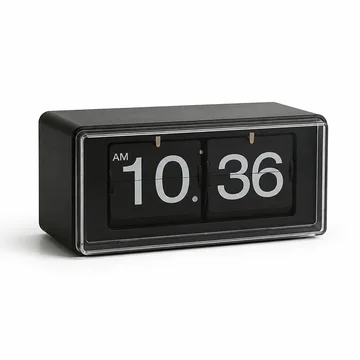Flip Clock Retro Mechanical Digital Display