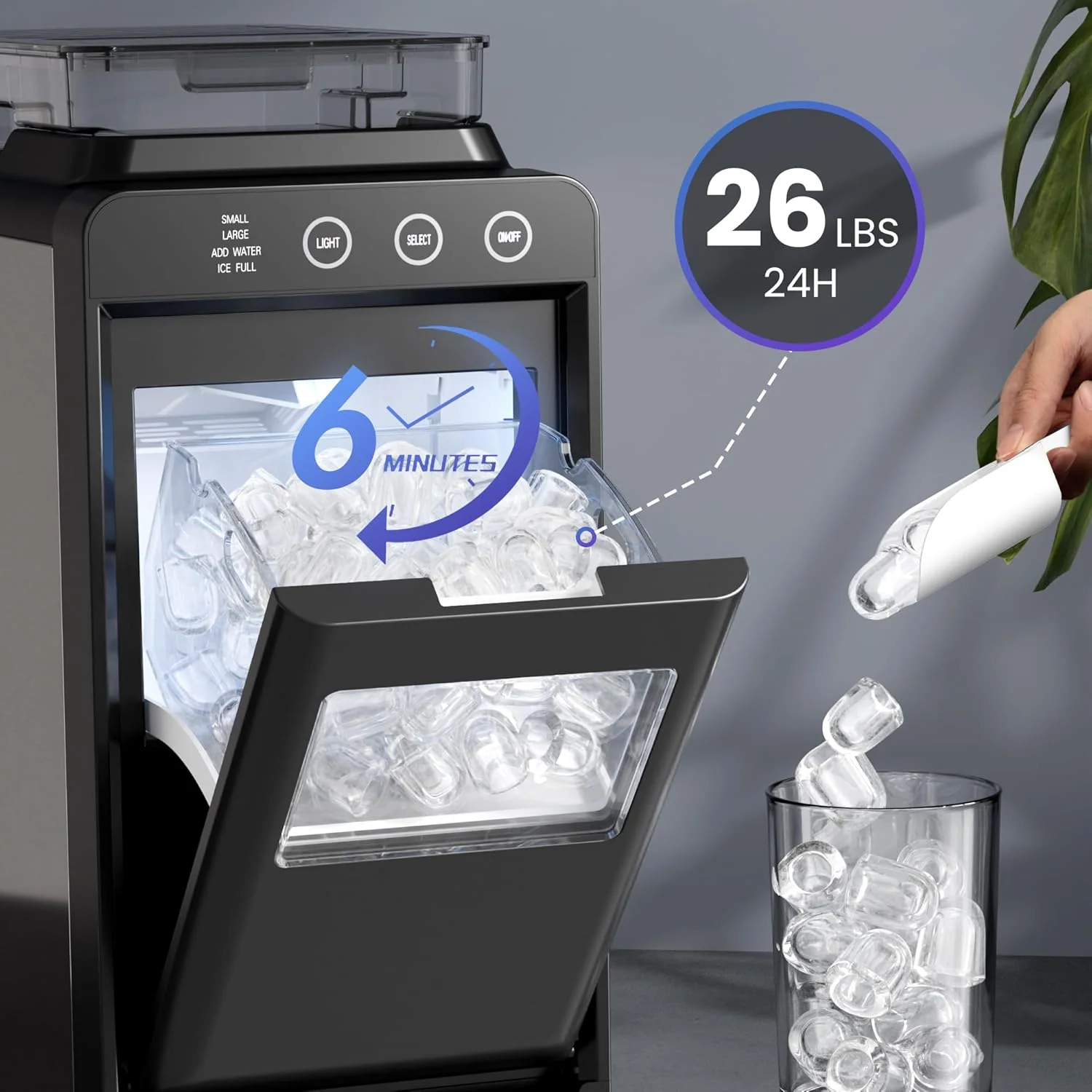 Kismile Ice Makers Countertop 58212RIM0 - Image 12