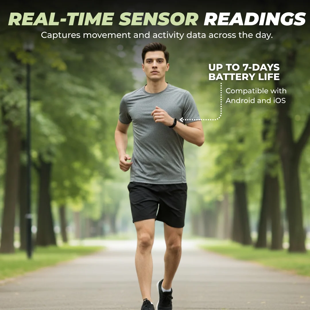 Fitness Tracker Watch with Heart Rate, Blood Oxygen & Sleep Monitor