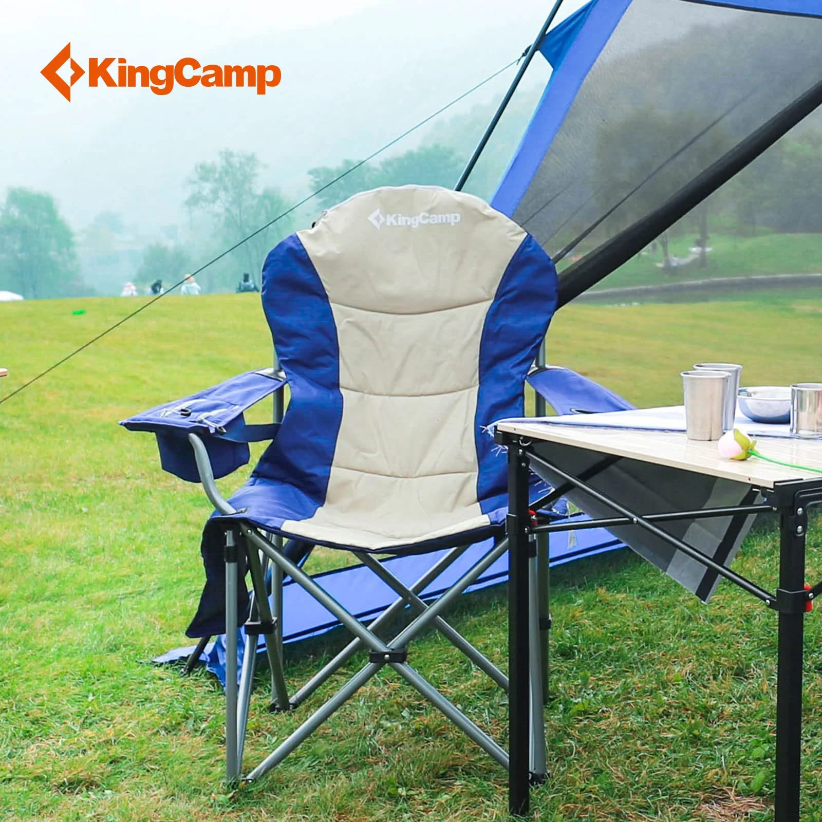 KingCamp Lumbar Support Oversized Camping Chair - Image 36