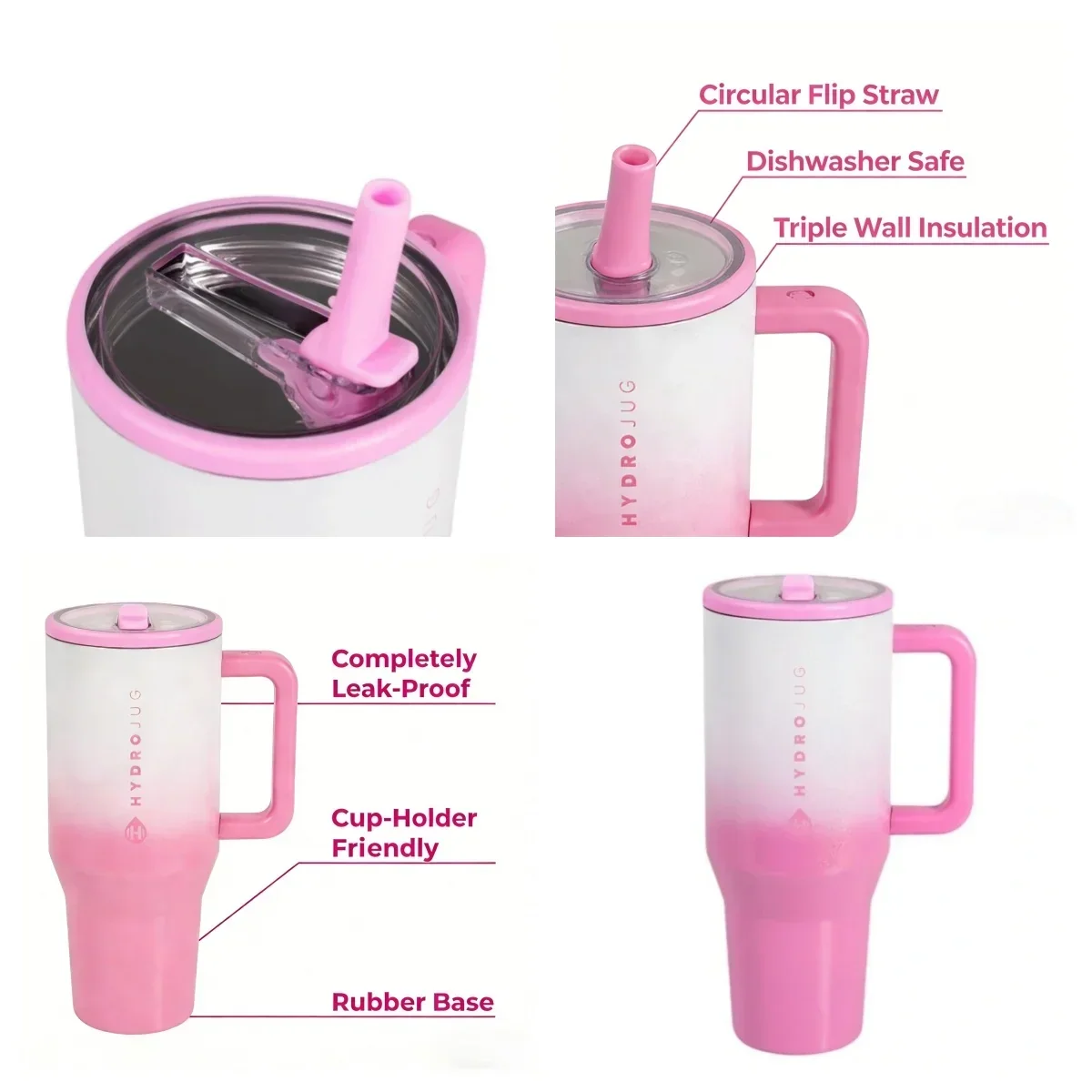 Flip Straw Insulated Tumbler - Image 11