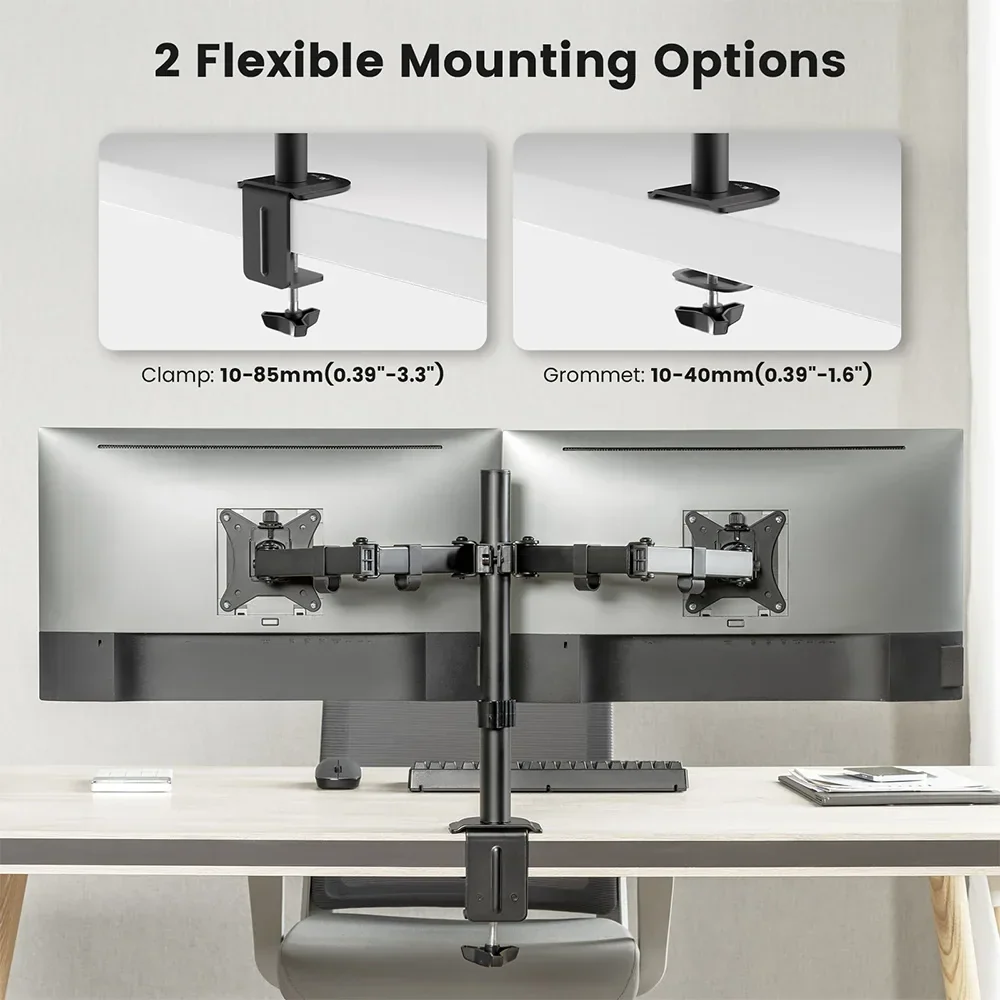 Dual Monitor Mounting Arm for Enhanced Workspace - Image 4