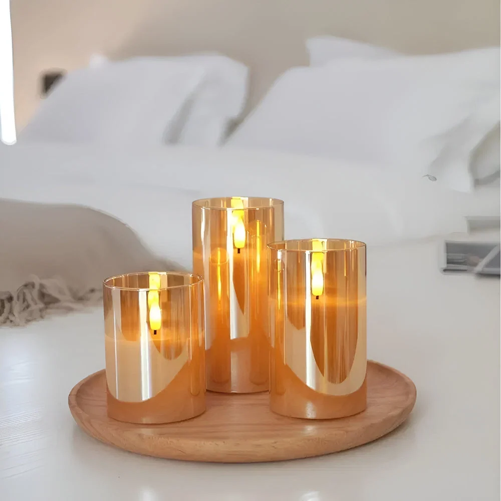 Flameless Candle 3D LED Flame Remote & Timer - Image 10