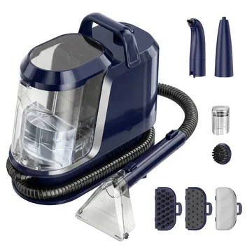 Steam Carpet Cleaning Machine with Hot and Cold Settings, 18kPa Power
