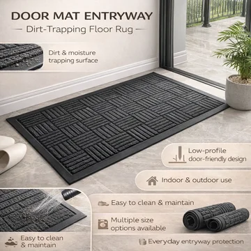 Premium Dirt-Resistant Entrance Mat for Home Protection