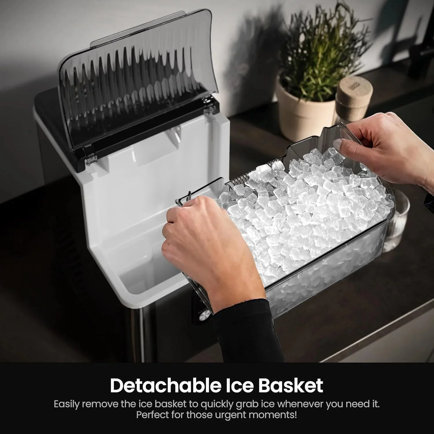 Nugget Sonic Ice Maker Stainless Steel Z5815NB - Image 4