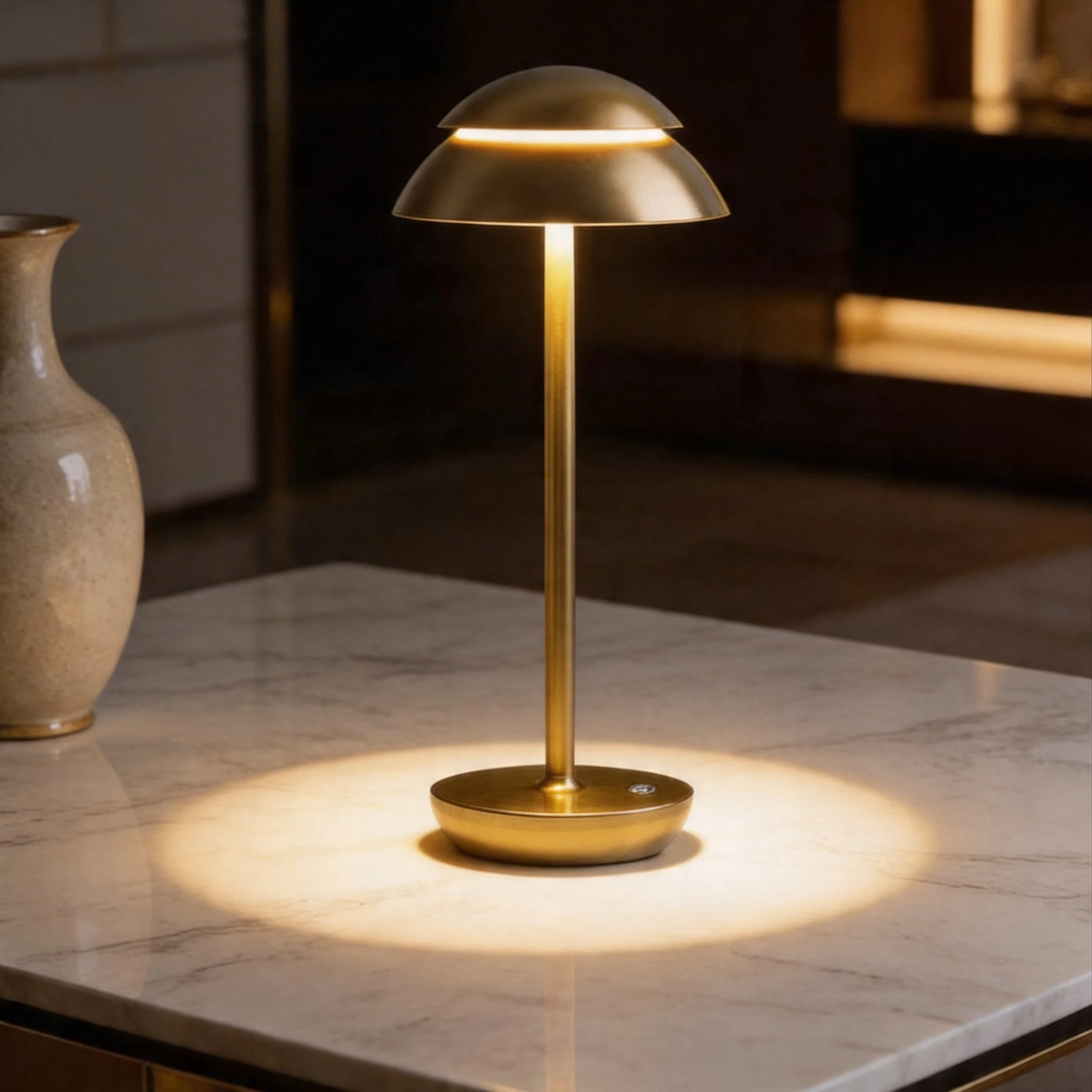 Touch-Controlled Cordless Mushroom-Shaped Table Light - Image 5