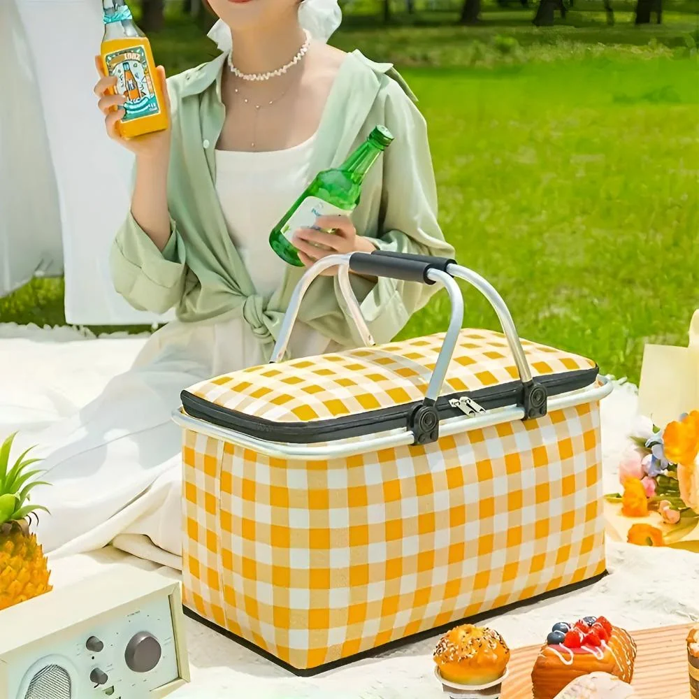 Picnic Basket Insulated Foldable 22L Padded Handles - Image 5