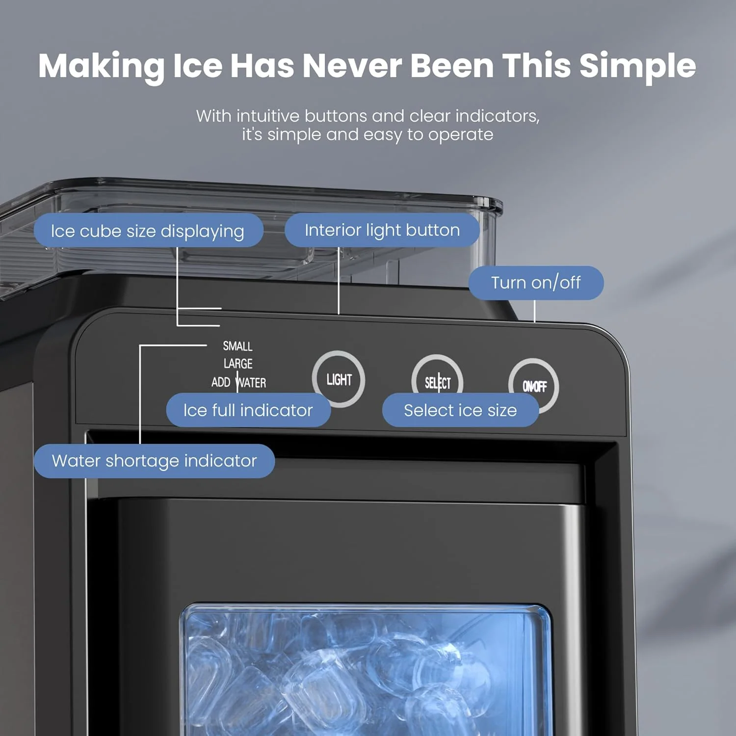 Kismile Ice Makers Countertop 58212RIM0 - Image 13