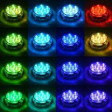 Vibrant Waterproof LED Pool Lights with Remote Control