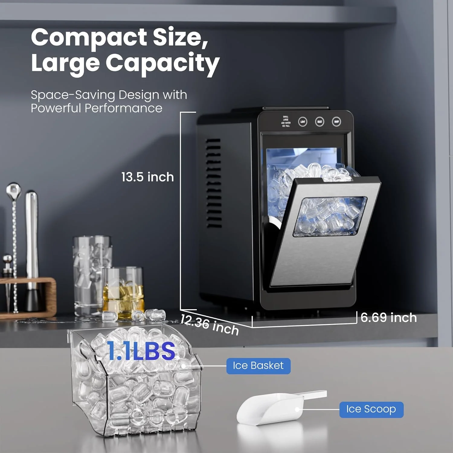 Kismile Ice Makers Countertop 58212RIM0 - Image 22