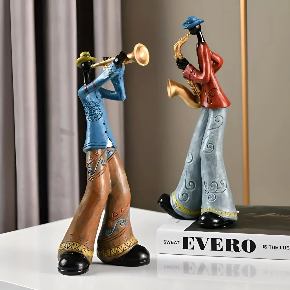Tabletop Figurine Resin Abstract Jazz Design - Image 3