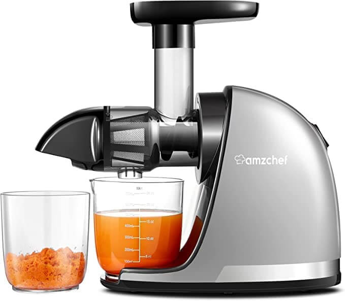 AMZCHEF Slow Juicer Extractor ZM1501 Light Gray 1