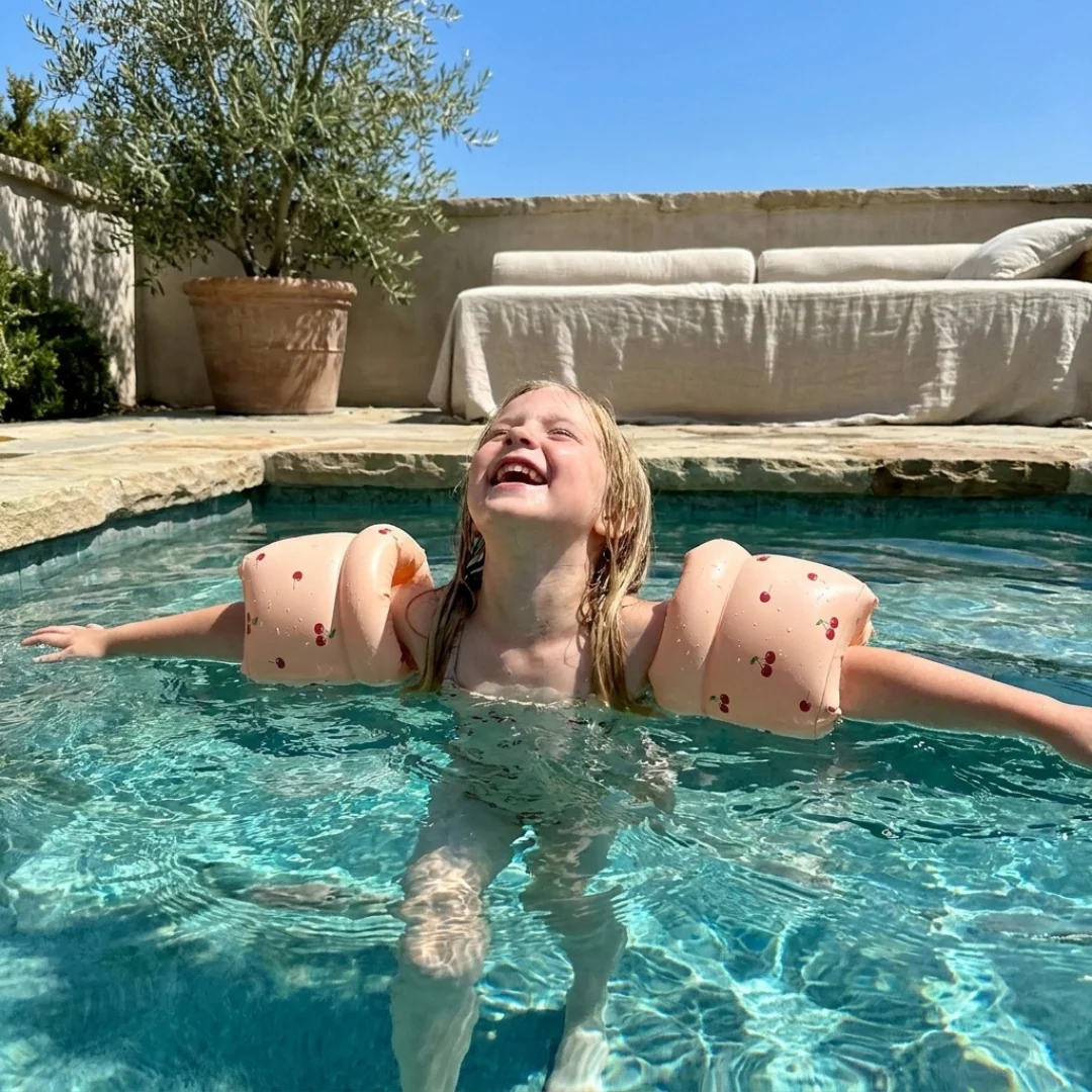 Children's Arm Floaties in Coral Color