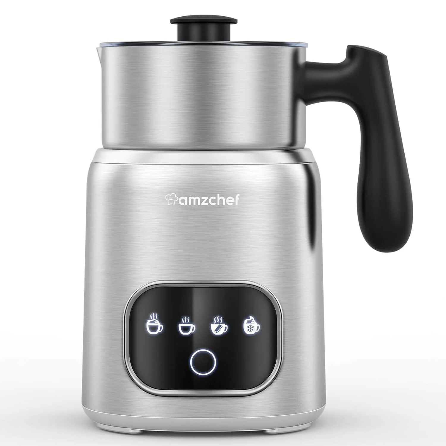 AMZCHEF 4-in-1 Milk Frother and Steamer Milk Warmer 1