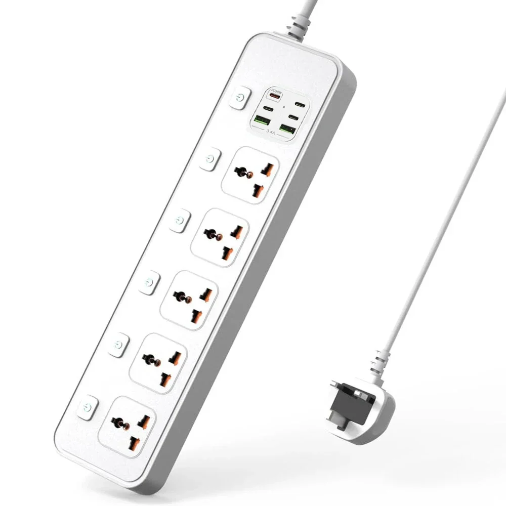 Travel Power Adapter with Multiple Outlets for Global Use - Image 14