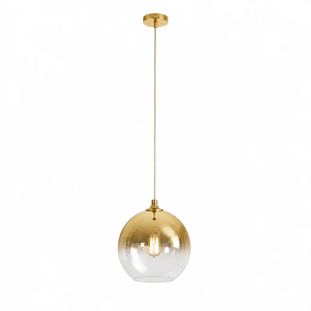 Pendant Light Metallic Gradient Glass Energy-Efficient LED - Image 14